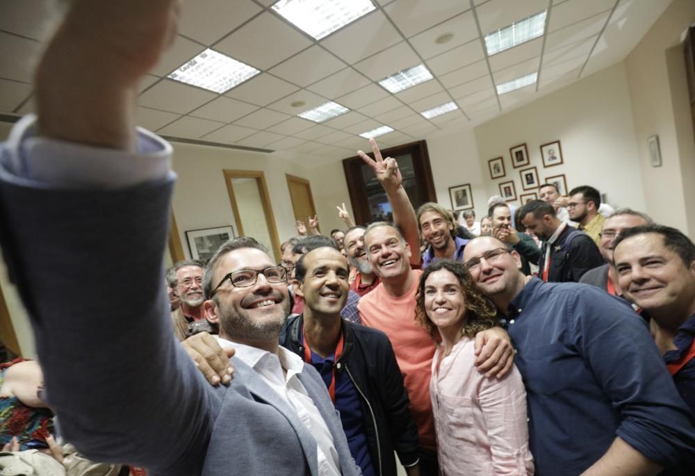 El PSOE de Baleares celebra su victoria electoral