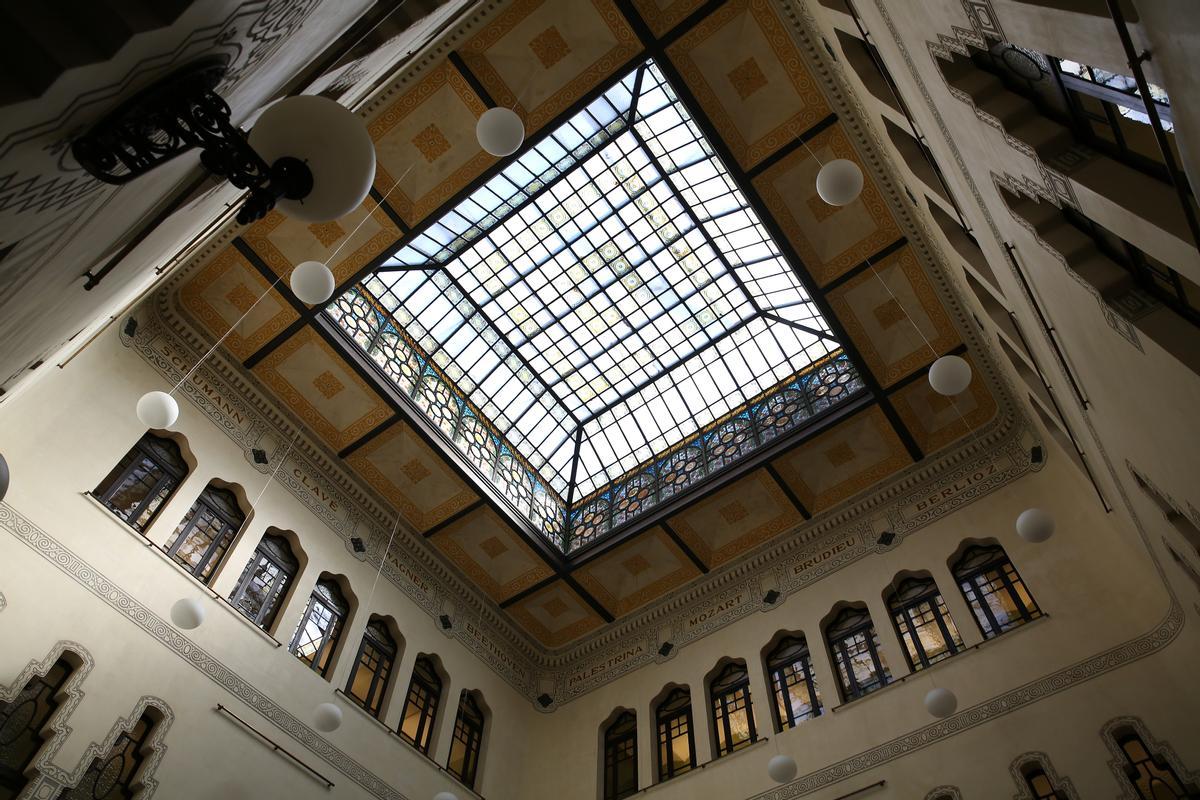 BARCELONA 02/03/2018 Sociedad Conservatorio Municipal de Música de Barcelona. Un edificio modernista, con 90 años de historia en c/ València esquina c/ Bruc. Hablamos sobre la historia y la importancia arquitectónica. FOTO de RICARD CUGAT