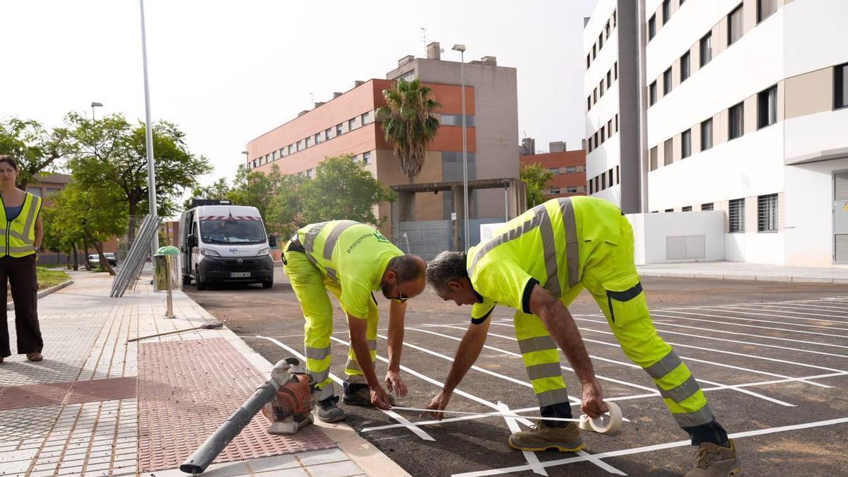 Últimos trabajos antes de la apertura al tráfico este jueves.