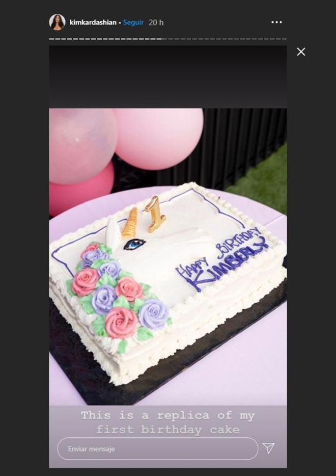 tarta cumpleaños Kim