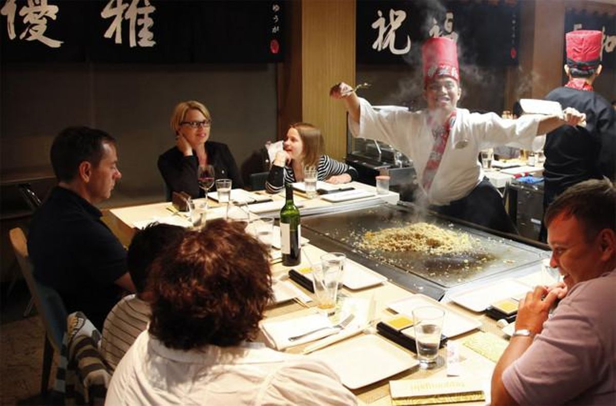Imatge del restaurant japonès Teppanyaki.