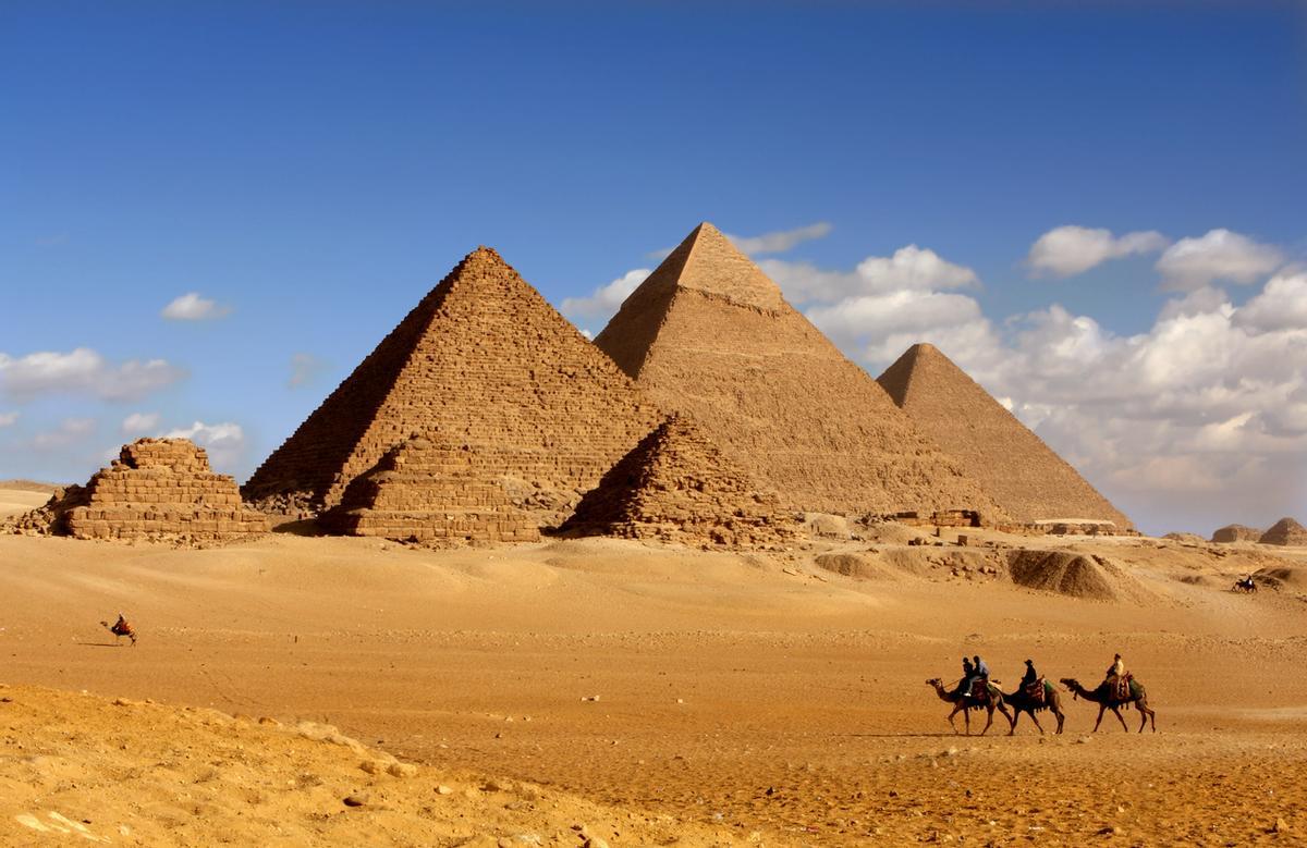 Las pirámides son una de las grandes maravillas del mundo antiguo