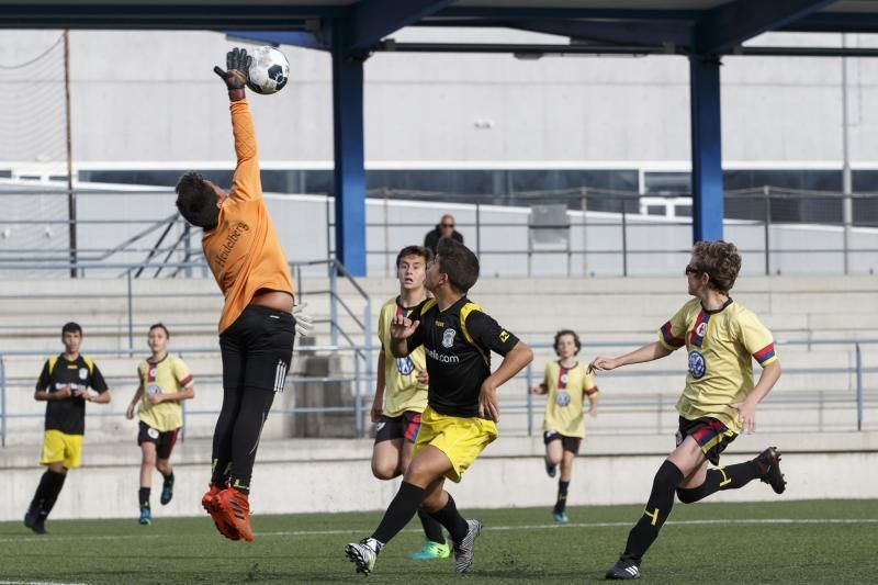 21.04.18 Las Palmas de Gran Canaria. Fútbol base intantil temporada 2017-18. Siete Palmas - Heidelberg. Anexo Estadio de Gran Canaria.  Foto Quique Curbelo  | 21/04/2018 | Fotógrafo: Quique Curbelo