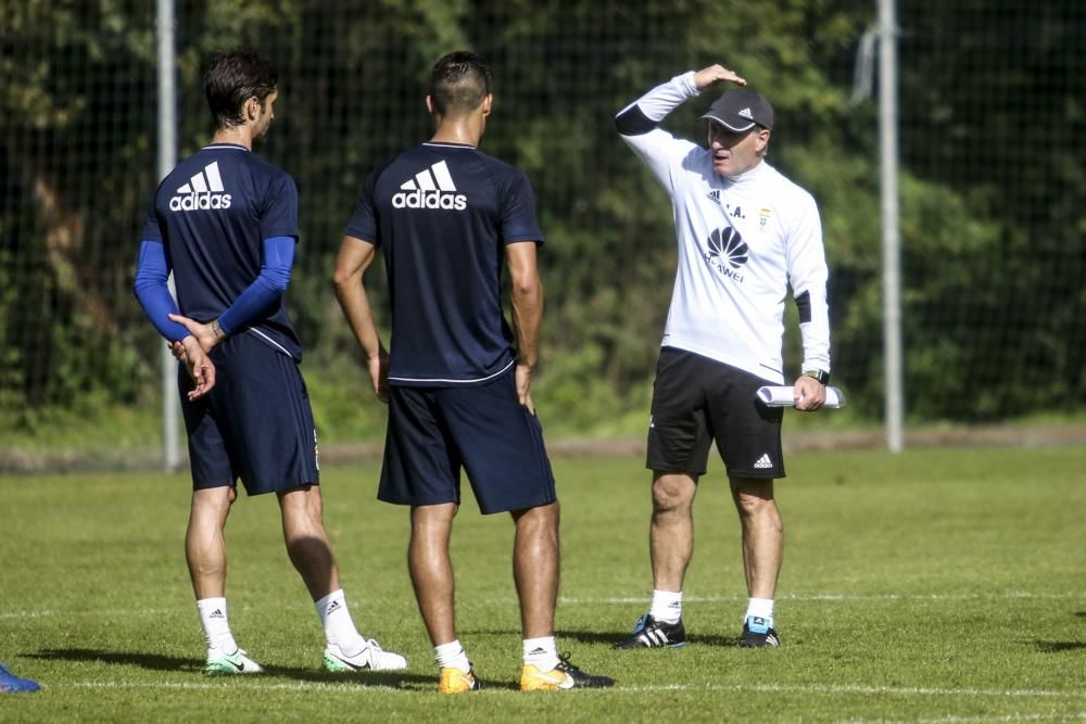 Entrenamiento del Real Oviedo.