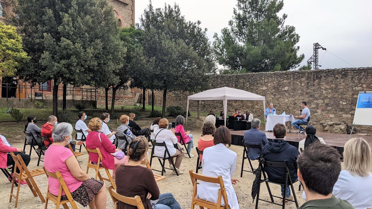 Un moment de l&#039;acte, celebrat avui al migdia