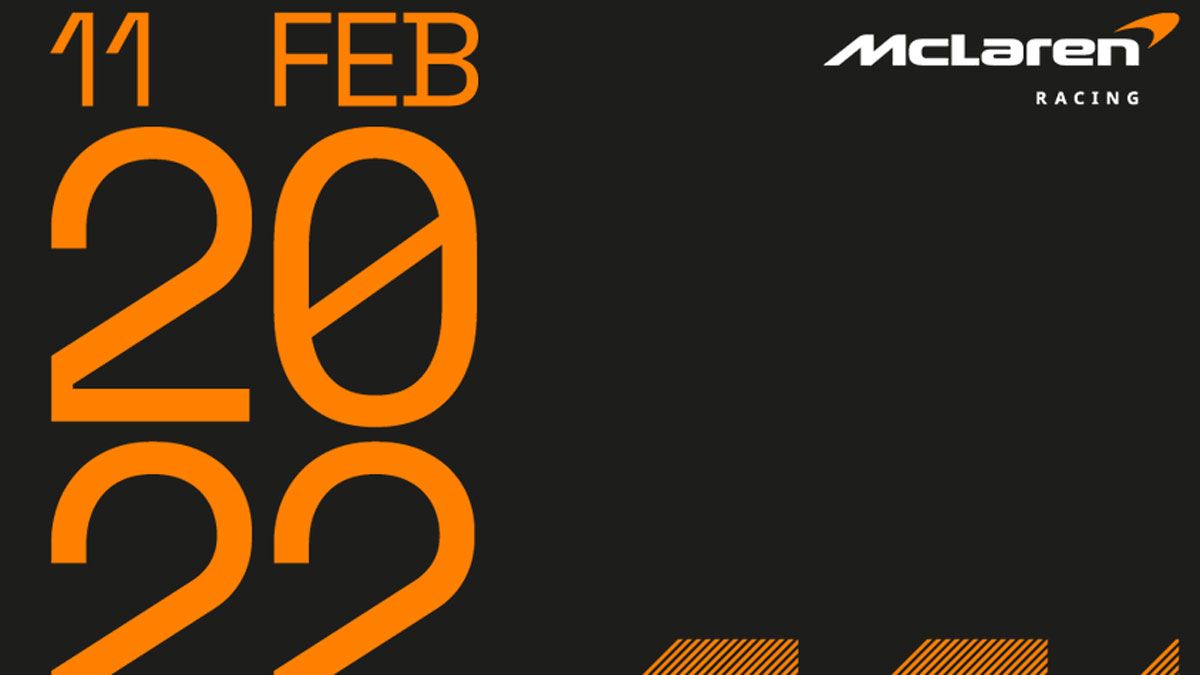 McLaren presentará su MCL36 el 11 de febrero