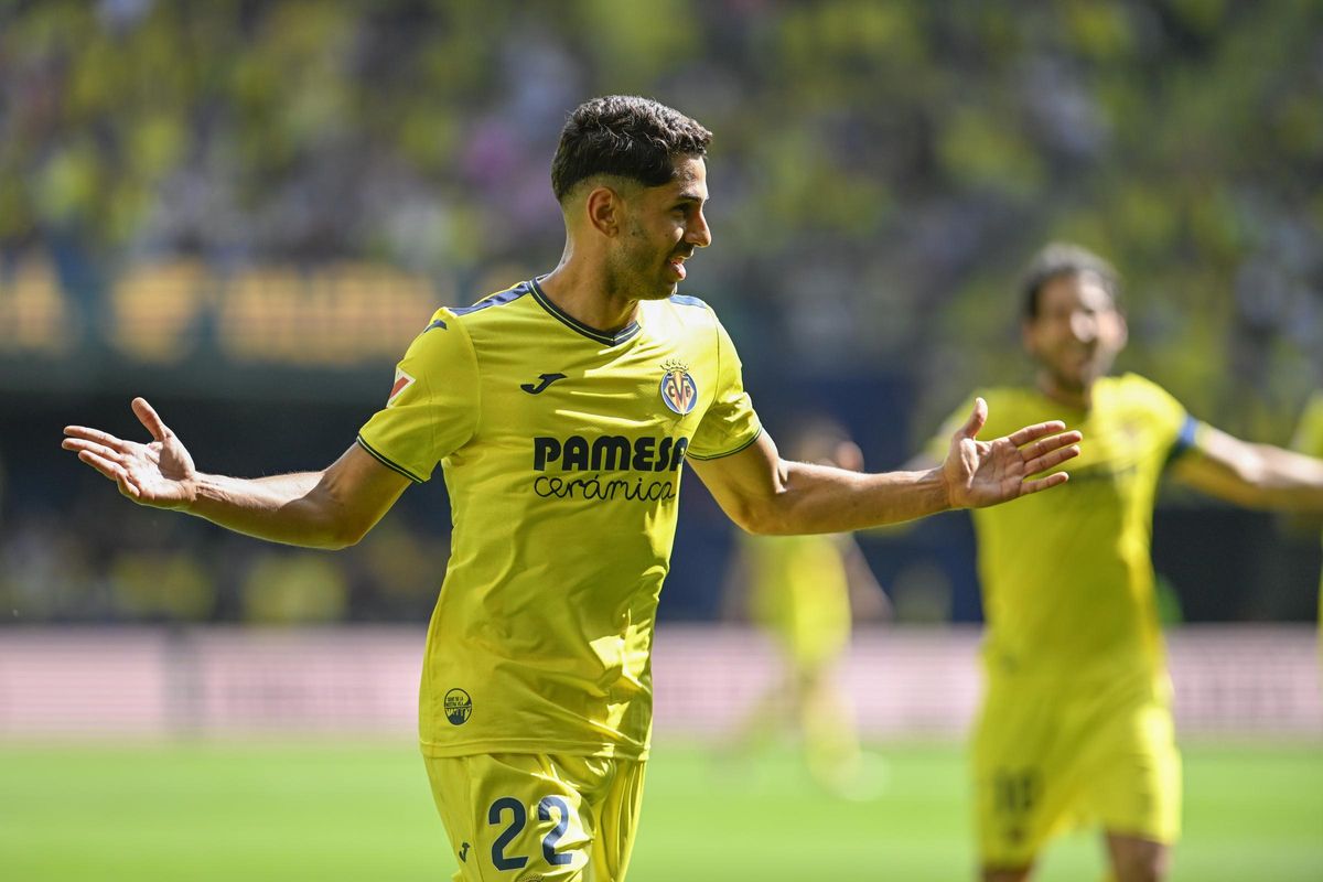 Ayoze tras marcar a Osasuna.