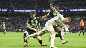 Billy Gilmour, en el duelo frente al Tottenham