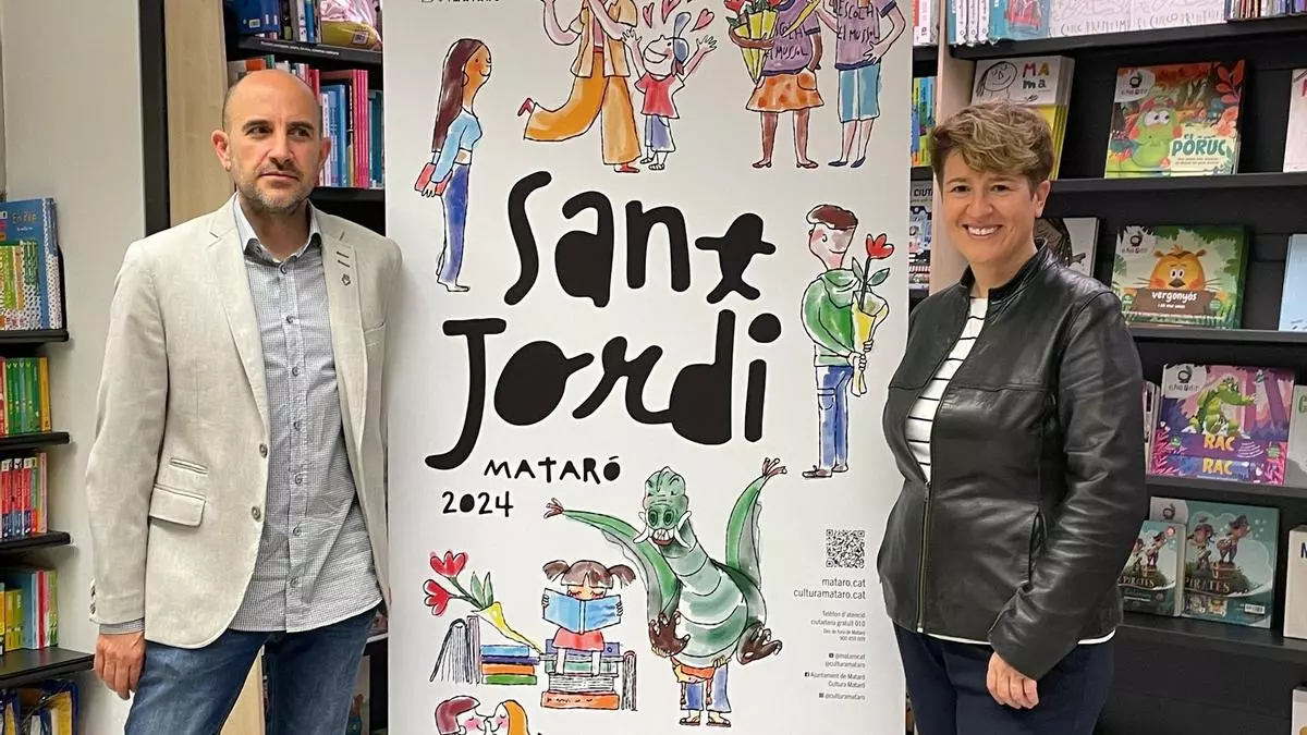 Sant Jordi 2024 en Mataró: actividades y paradas de libros y rosas