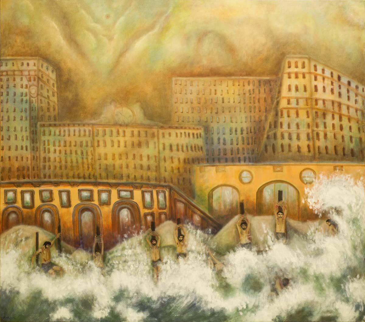 Arte latinoamericano en ARCO: 'Los mártires del Ocean', de Santiago García Sáenz, en la Galería Hache