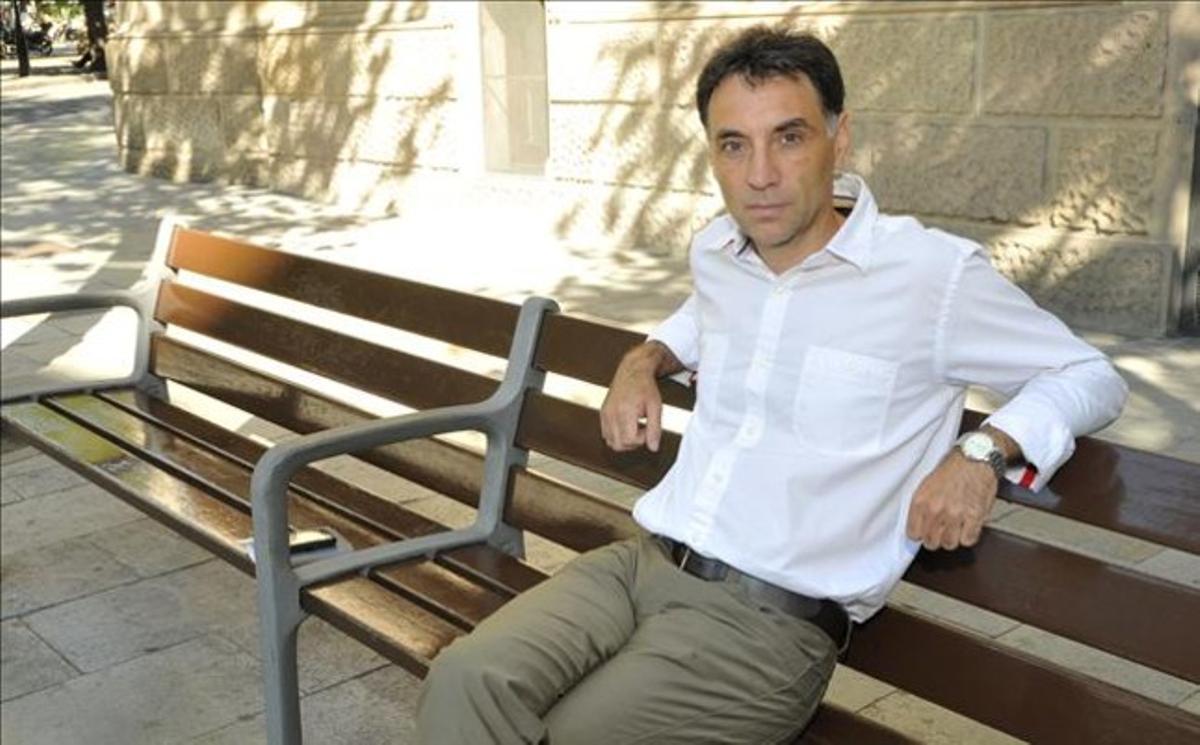 El periodista y escritor Antonio G. Iturbe, el año pasado en Barcelona.