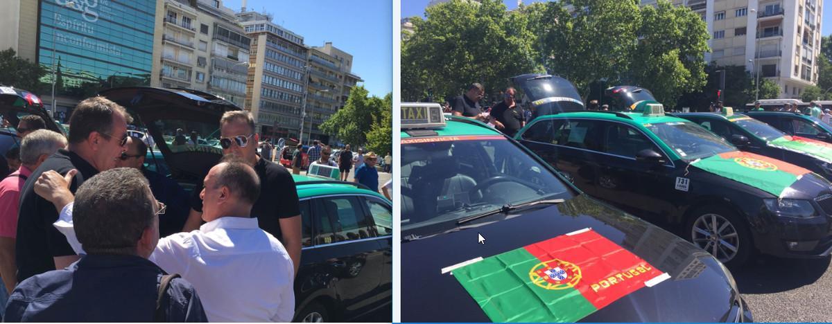 taxistas-portugueses-se-unen-en-madrid