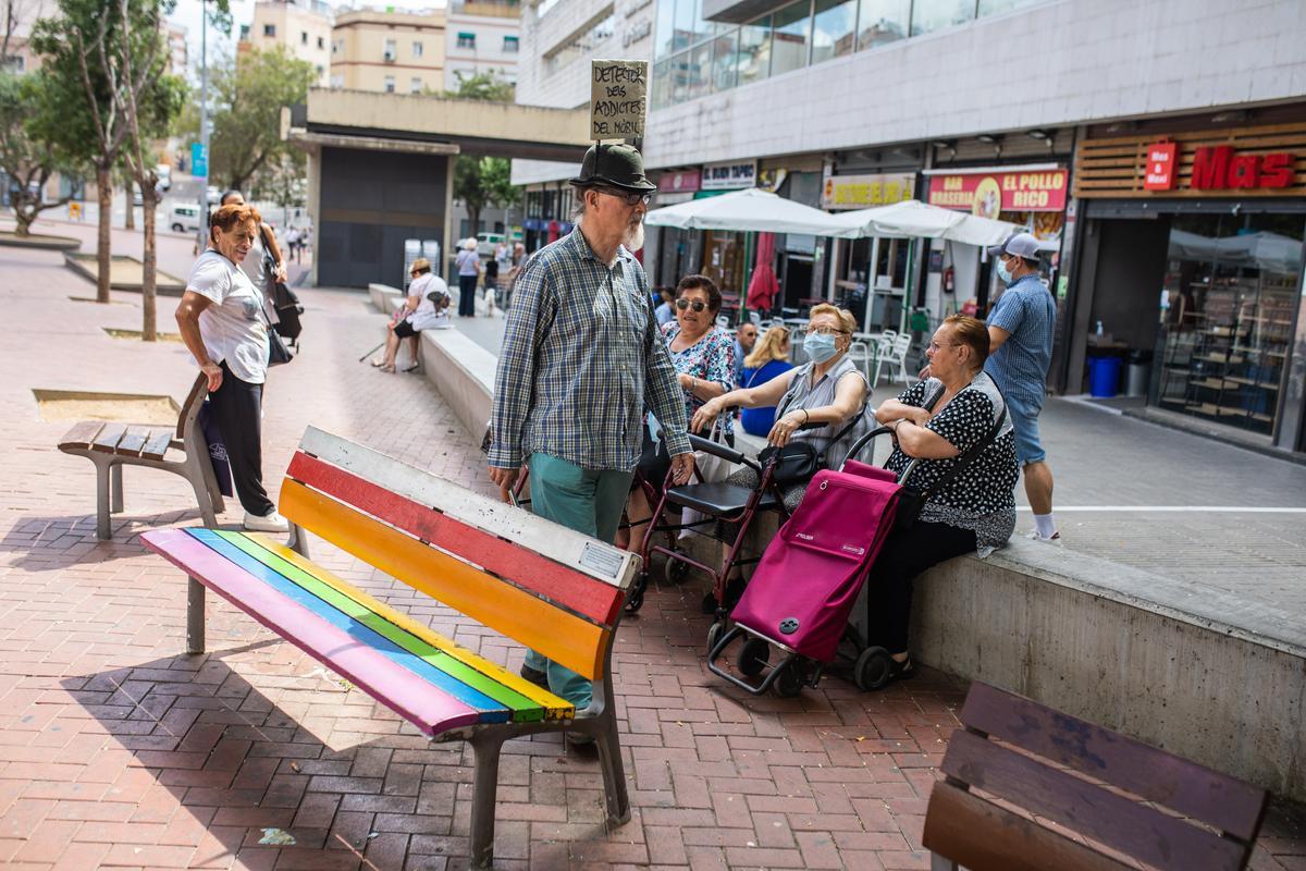 Clive Booth, hace unos días en L´Hospitalet.