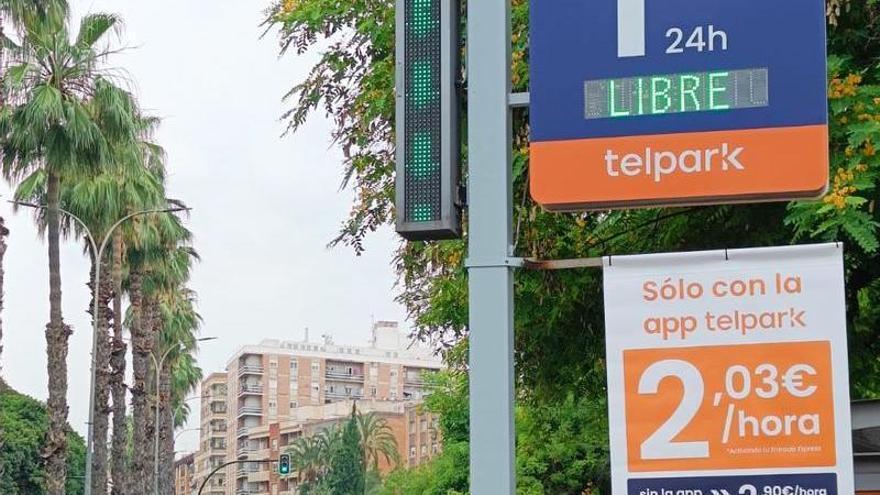 Telpark supera los 10.000 usuarios digitales en sus aparcamientos en Murcia