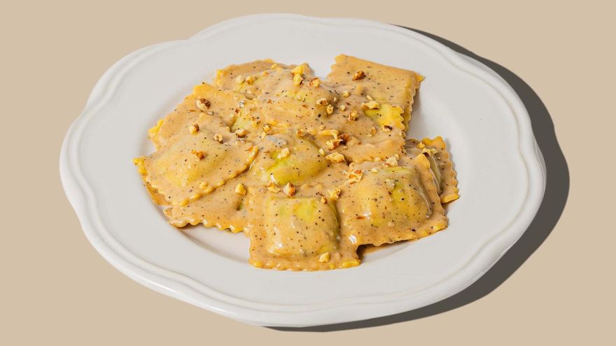 Uno de los platos de pasta de la cadena Relleno