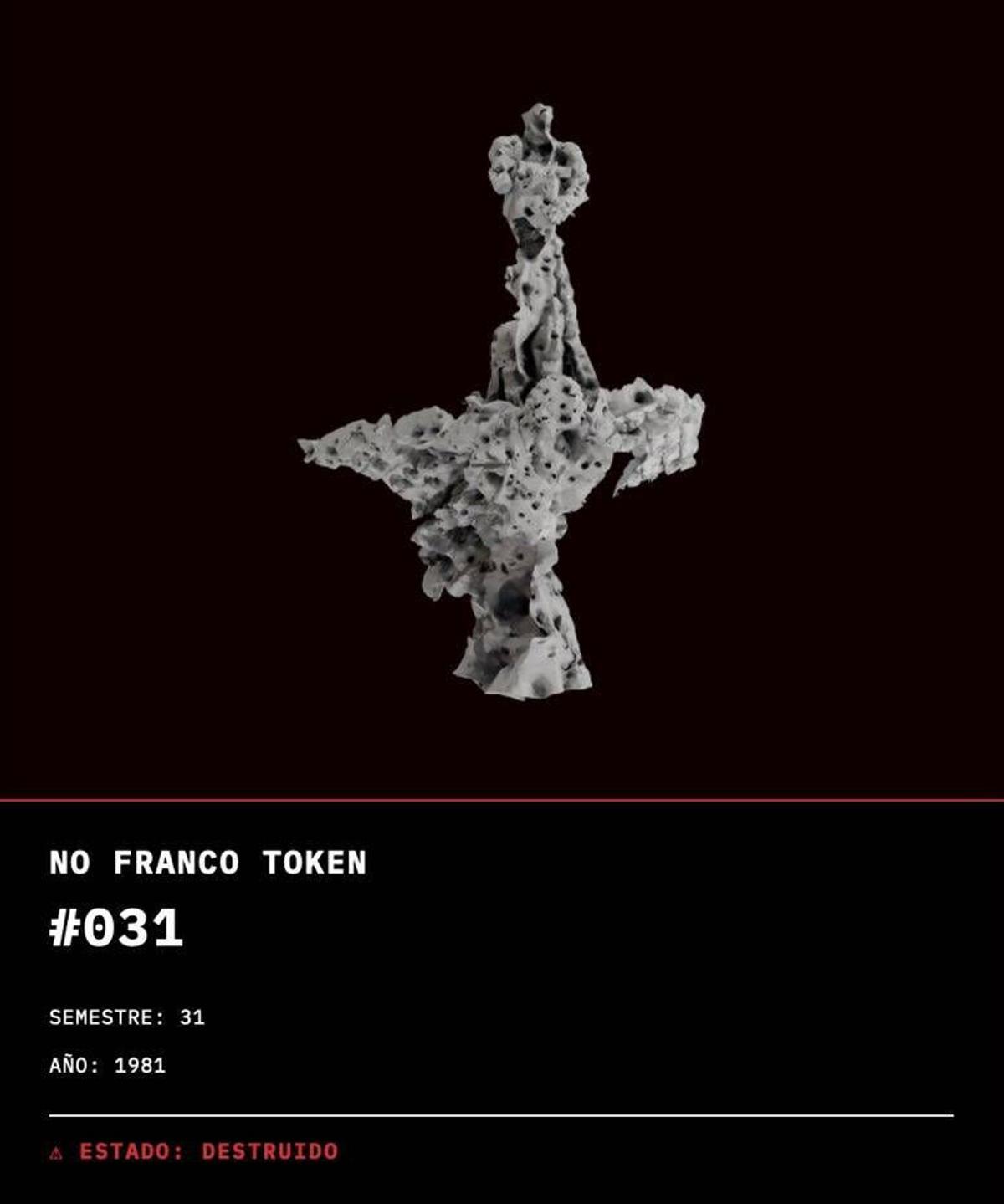 Uno de los tokens destruido.
