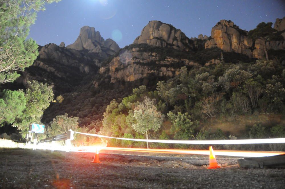 Accident de trànsit a la carretera de Montserrat