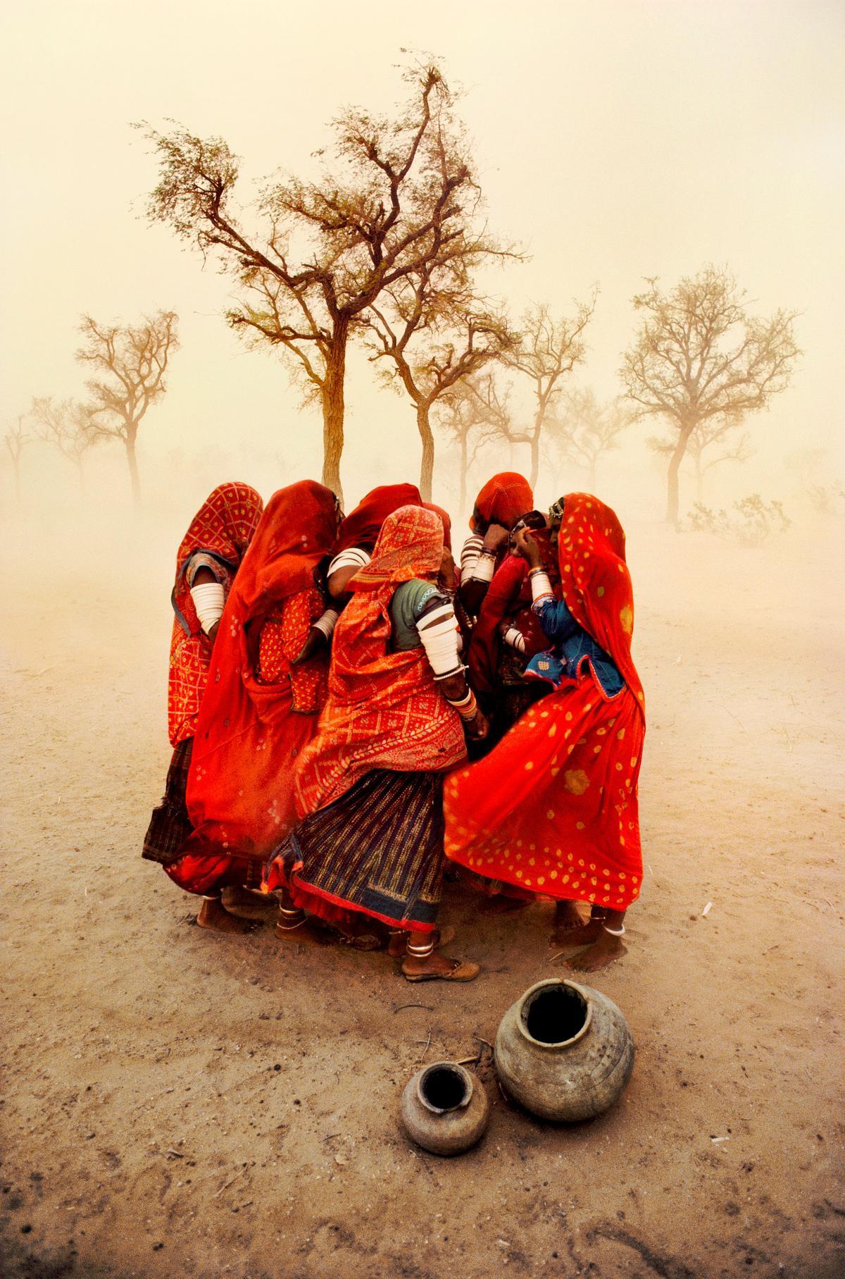 Tormenta de polvo en Rajastán, India. 1983.