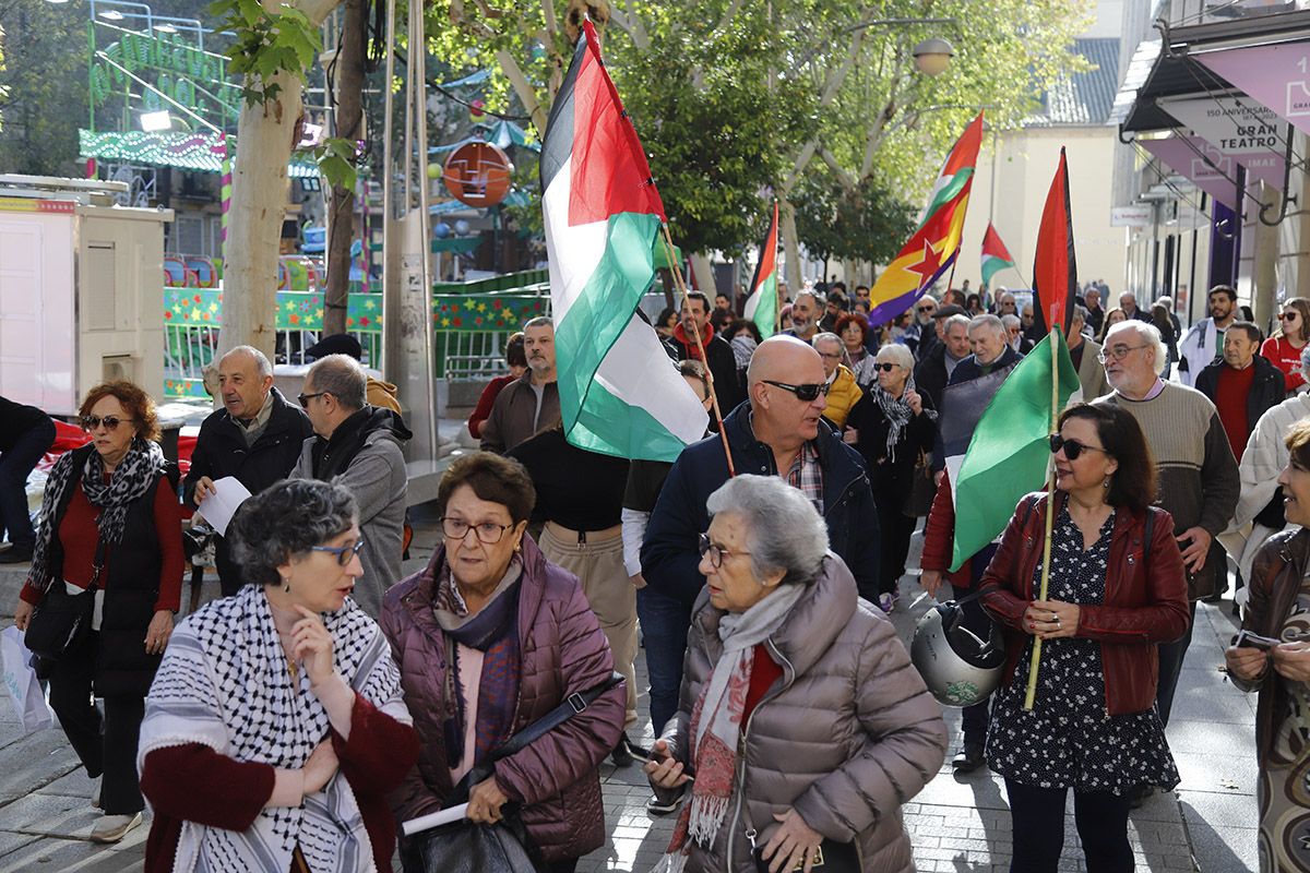 Manifestación en Córdoba en solidaridad con Palestina