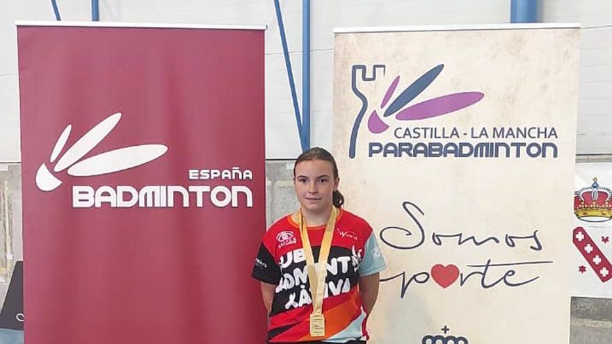 Selenia Pla consigue dos oros en la tercera prueba del Circuito Nacional de Parabádminton