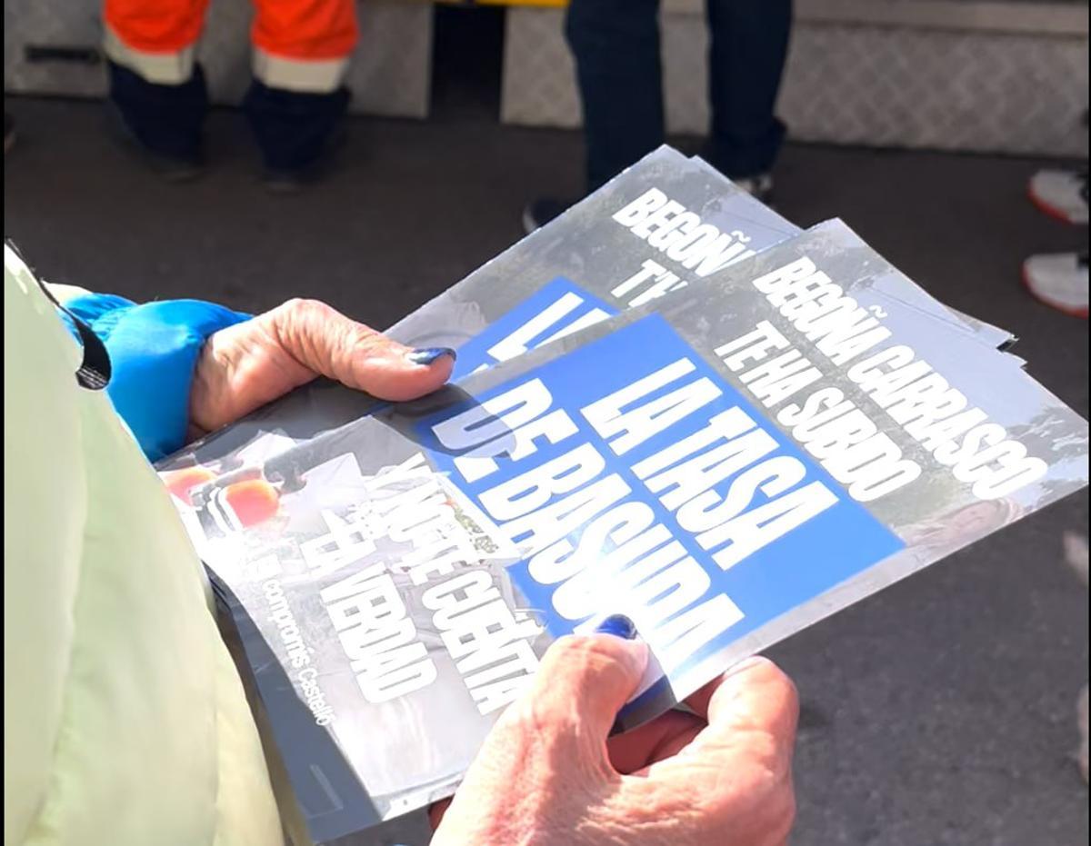 Fulles de Compromís vinculats a la taxa de fem de Castelló.