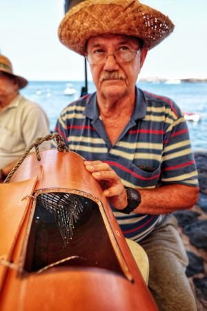 Muestra de actividades tradicionales de los pescadores en Los Abrigos