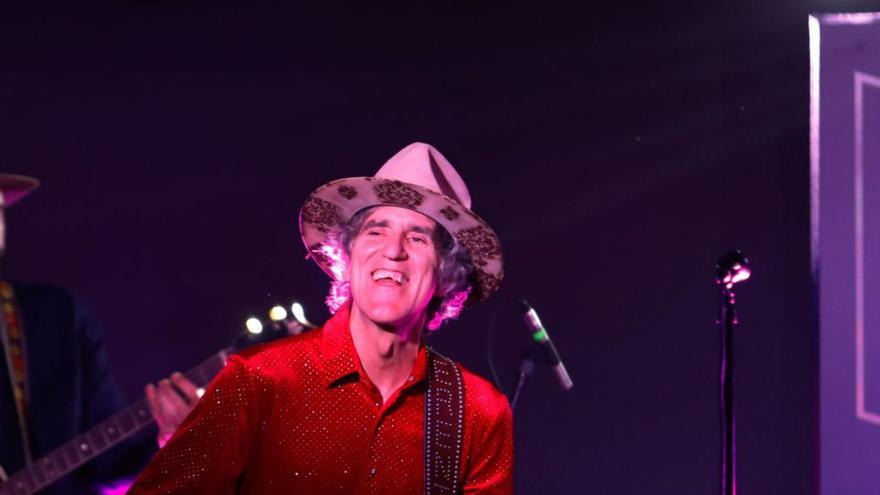 Mikel Erentxun, ayer en la Sala Acapulco. | Marcos León