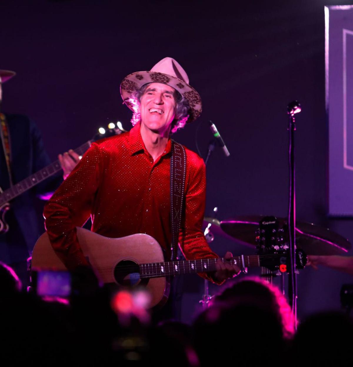 Mikel Erentxun, ayer en la Sala Acapulco. | Marcos León