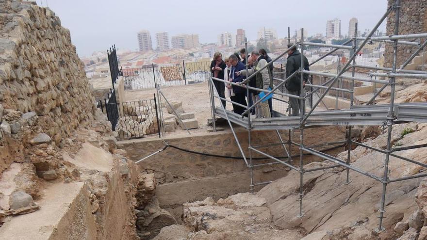 Orpesa retoma los trabajos de restauración del castillo para consolidar la muralla