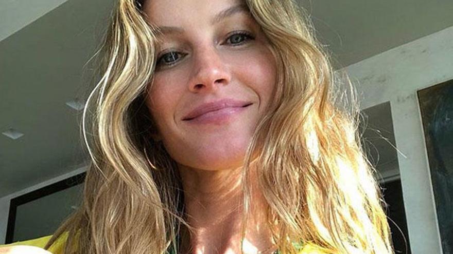 Gisele Bündchen, con su imagen habitual