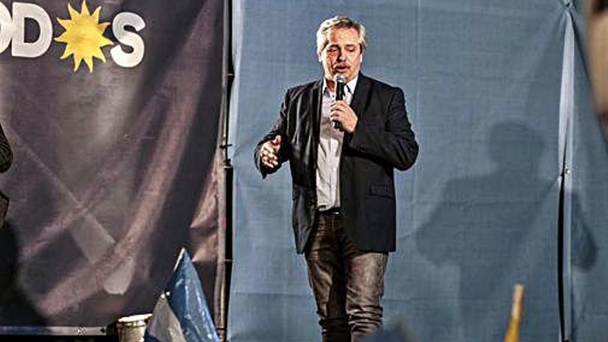 El candidat de l&#039;opositor Frente de Todos, Alberto Fernández