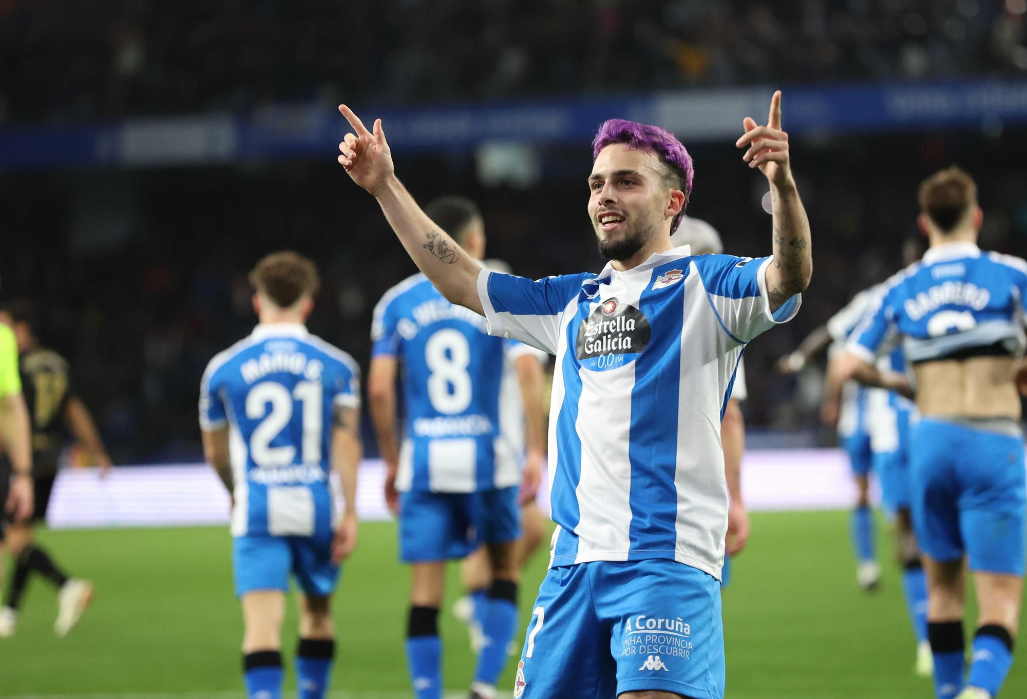 El Dépor golea al Castellón en Riazor (5-1)