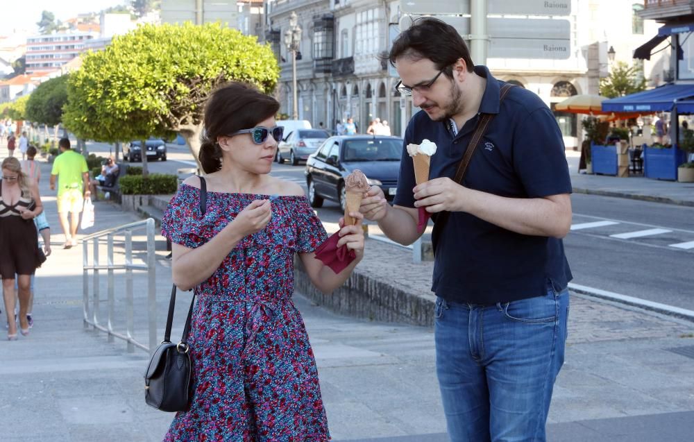 Galicia supera los 40º en cinco municipios y el nordés “enfría” la costa por debajo de 30