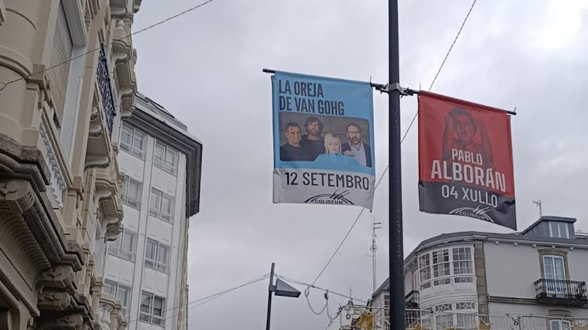 Cartel del concierto de La Oreja de Van Gogh