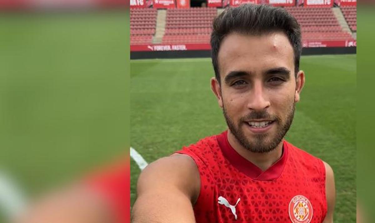 Primeras palabras de Eric García como jugador del Girona