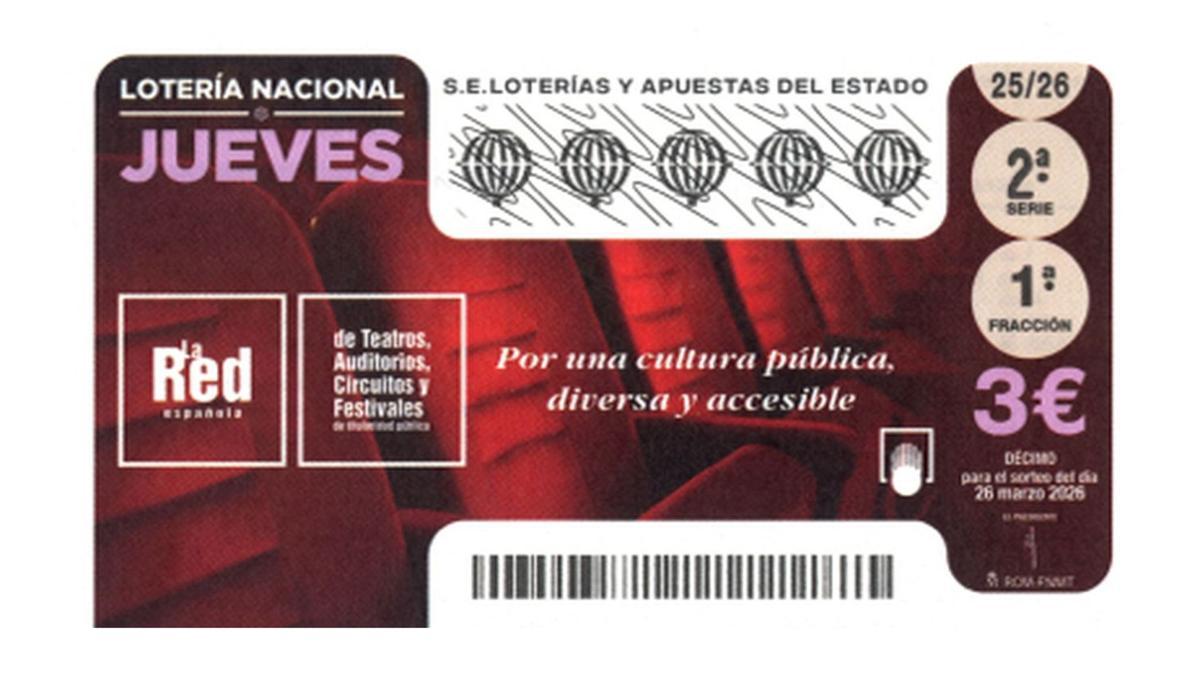 Lotería nacional, jueves 26 de marzo de 2026