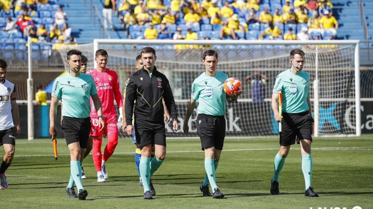 De Burgos Bengoetxea, colegiado del UD Las Palmas - Valencia CF