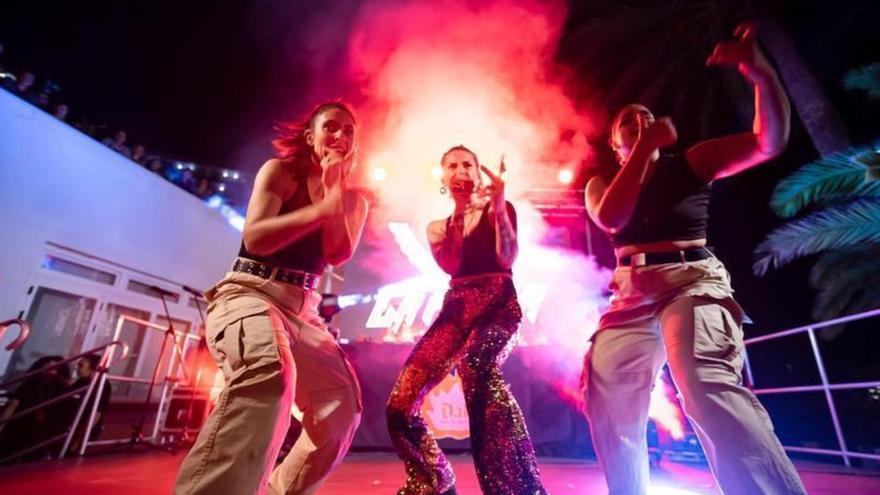 Un momento del concierto del Festival de Perreo Feminista.