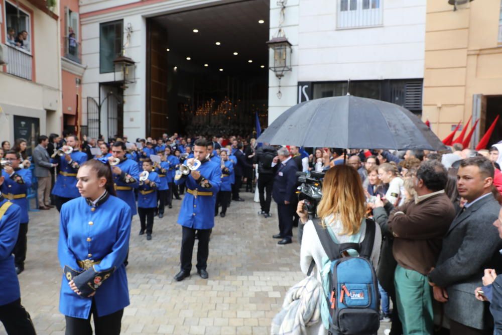 Las imágenes de la procesión de la Sagrada Cena, en el Jueves Santo de la Semana Santa de Málaga