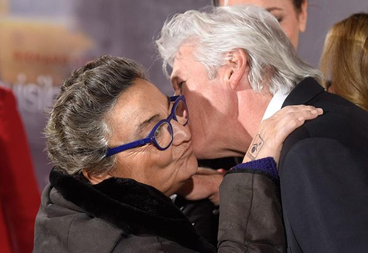 Actor Richard Gere y Elena Benarroch