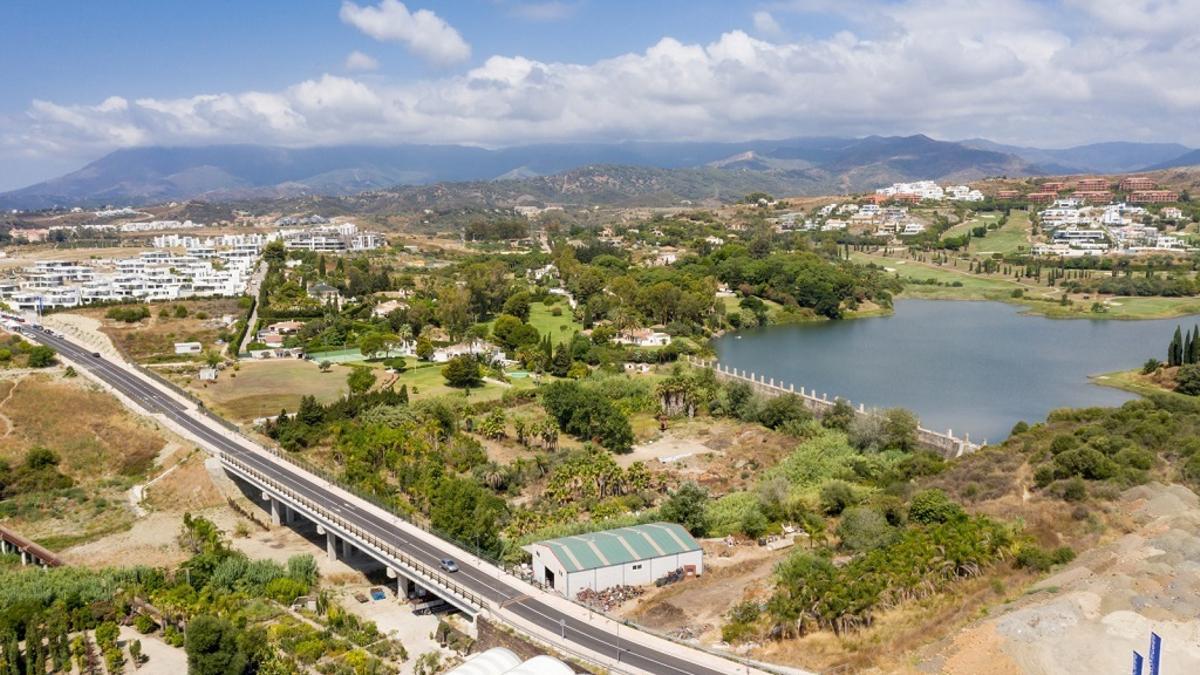 Panorámica de la urbanización de Cancelada, en Estepona.