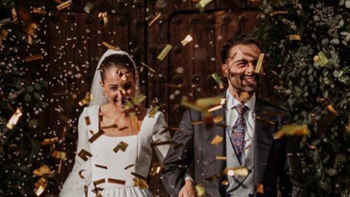 El espectacular vestido de novia con falda de volantes de Diego Estrada que triunfa en Instagram