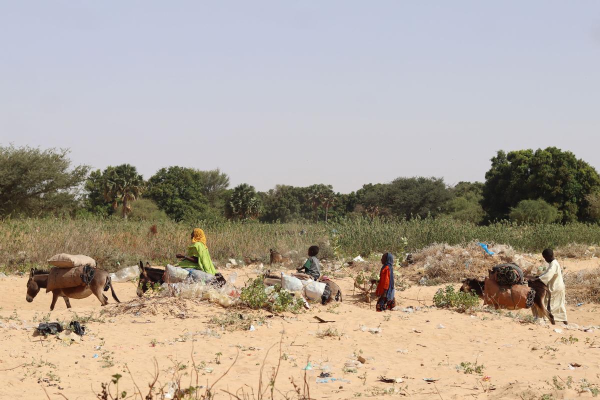 Éxodo de refugiados sudaneses hacia El Chad