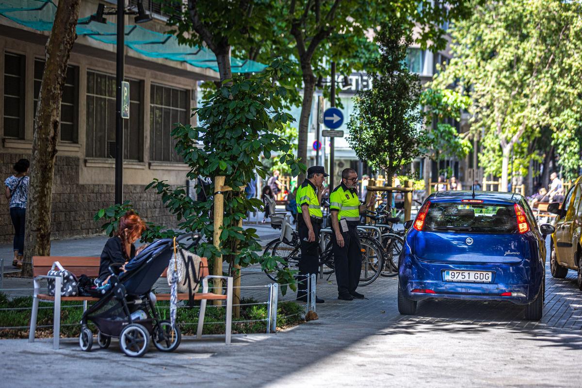 Escenas inesperadas de la Superilla del Eixample