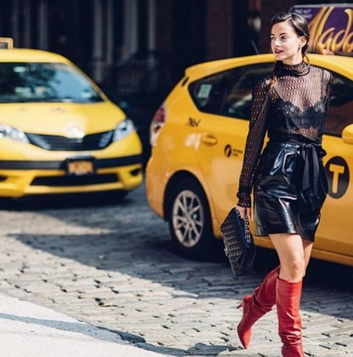 Botas altas en la NYFW