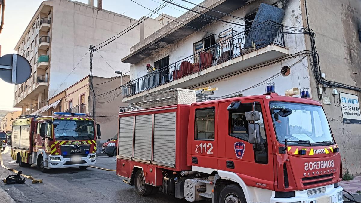 Imagen de archivo de los bomberos del Consorcio de Extinción de Incendios y Salvamento de la Región de Murcia.