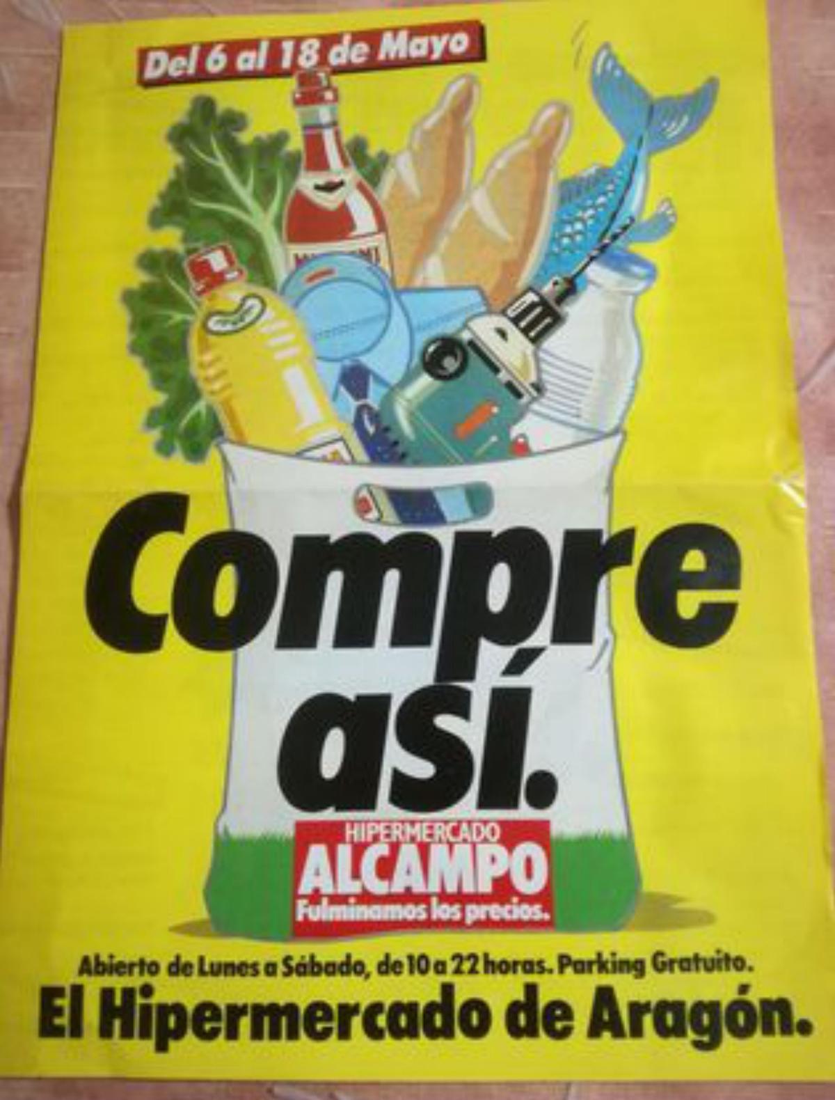 Primer folleto comercial. | ALCAMPO UTEBO