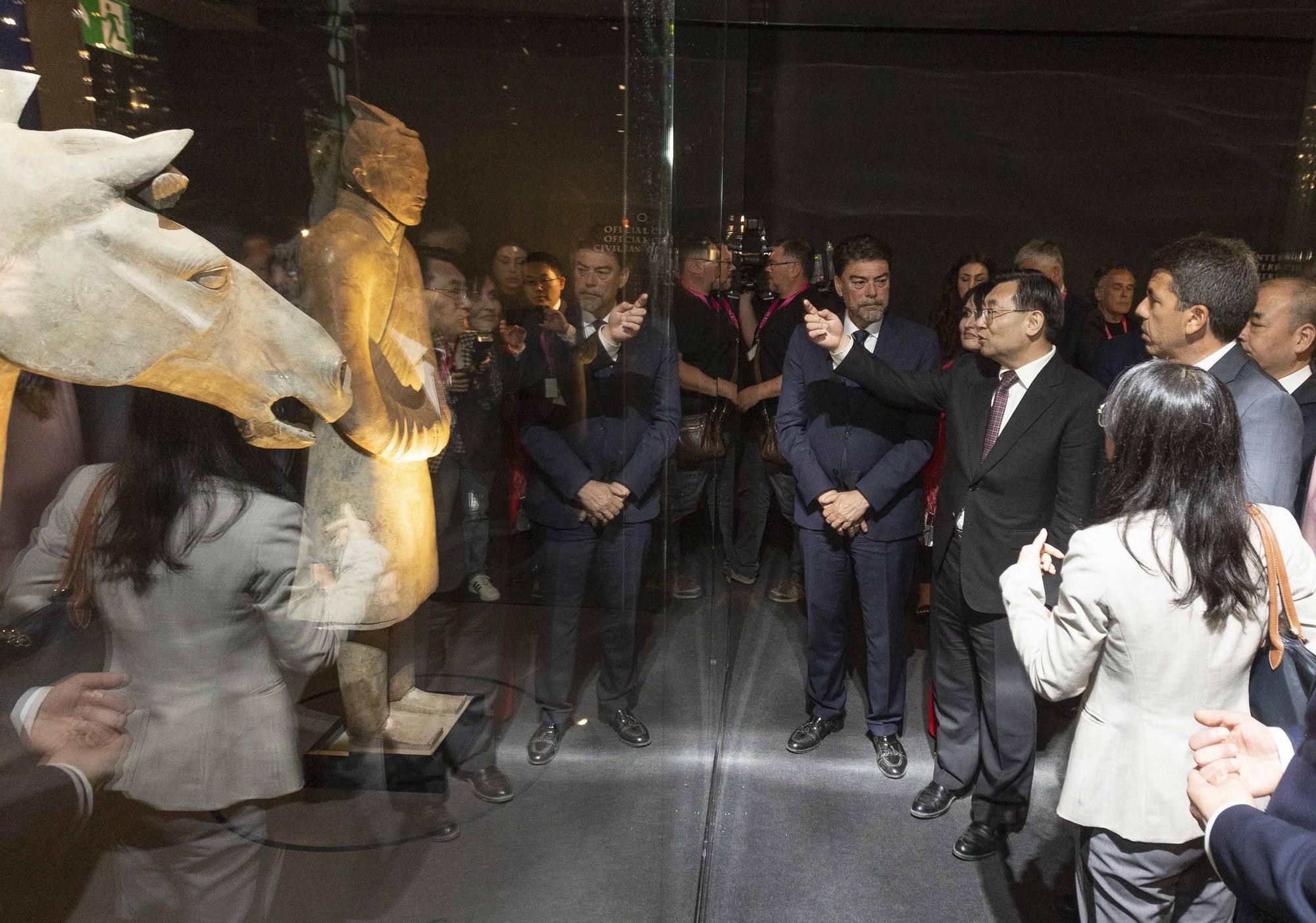 La inauguración de la exposición El legado de las dinastías Qin y Han. Los guerreros de Xian