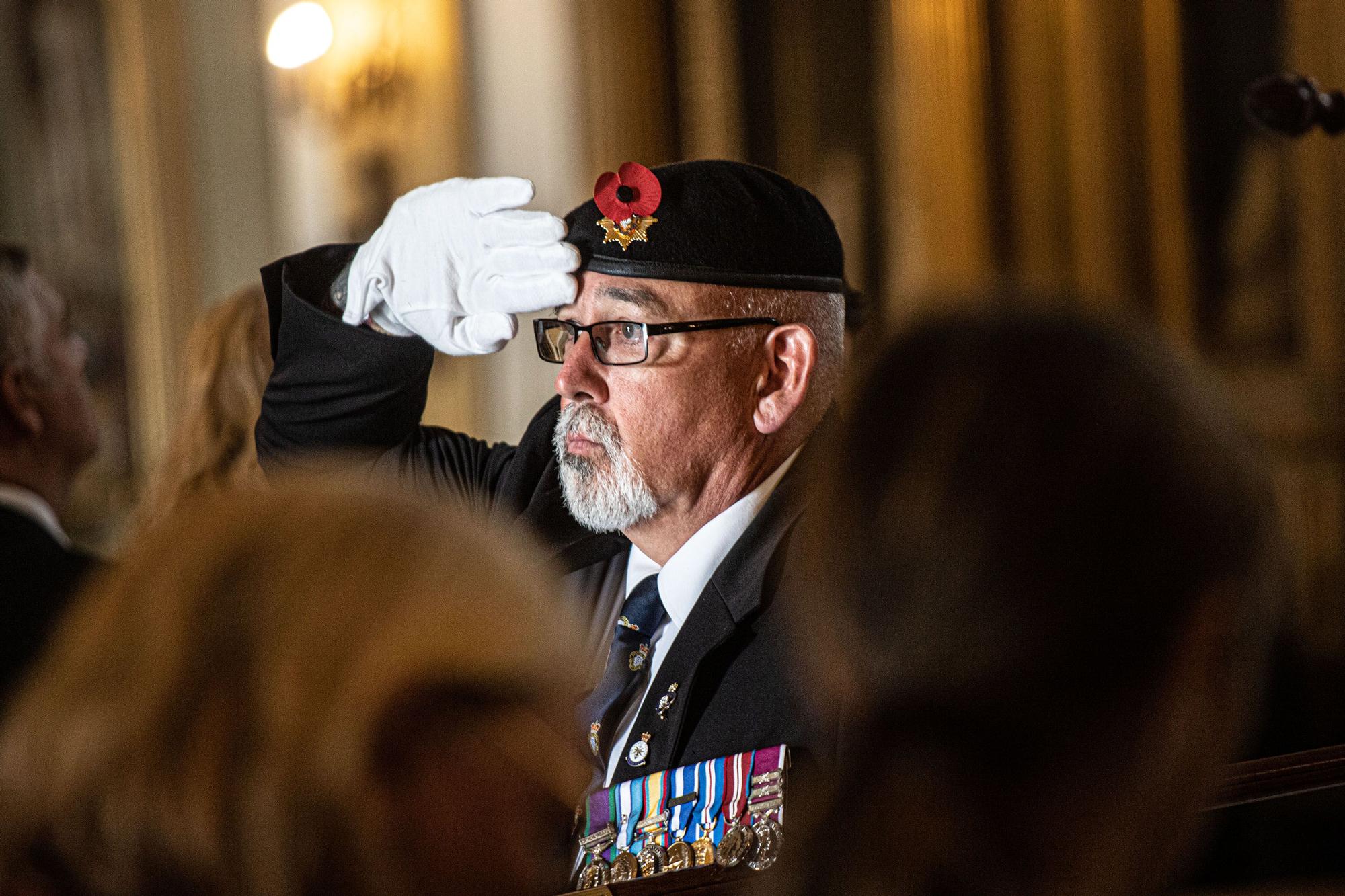 Poppy Day en la iglesia de la Inmaculada, organizado por la comunidad británica en Torrevieja por los veteranos