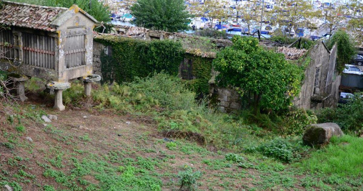 Estado de abandono del inmueble con el puerto deportivo al fondo. | Gonzalo Núñez